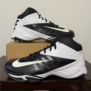 Nike Men 12.5 Vapor Pro 3/4 Destroyer Black/Silver Football 527879-011 Cleats